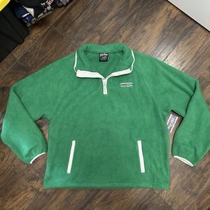 Old Row Quarter Zip Fleece Kelly Green Men’s XL Tailgate Football Cozy NWT